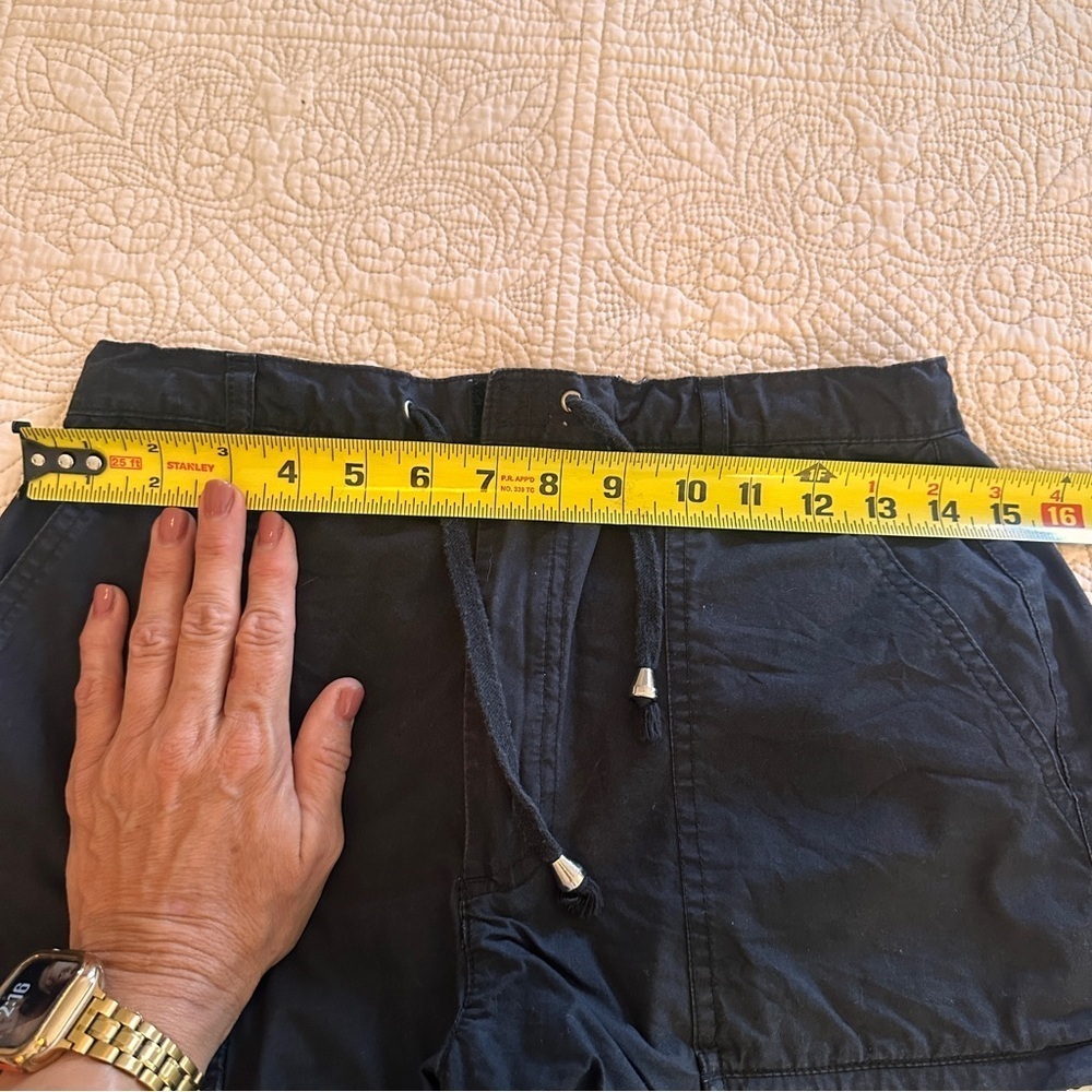 Gloria Vanderbilt Black High Waist Woman’s Shorts size 26 Waist Summer Cotton - Picture 5 of 9